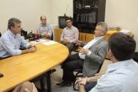 Prefeito Udo Döhler faz visita oficial ao Delegado Regional Dirceu Silveira Júnior - Fotografo: Jaksson Zanco - Data: 22/01/2013