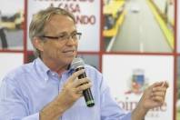 Reunião do colegiado é marcada por clima de motivação e satisfação. Em seu discurso o prefeito Carlito Merss destacou a forma democrática de governar da sua administração. - Fotografo: Mauro Artur Schlieck - Data: 10/04/2012