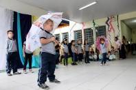 CEI Cachinhos de Ouro ganha novo espaço pedagógico - Fotografo: Caroline Farias /Secom - Data: 26/09/2014