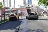 O serviço de recape asfáltico na avenida Juscelino Kubitschek, sentido bairro-centro, foi finalizado no fim de semana (19 e 20/11). No total, foram pavimentados 700 metros de extensão. - Fotografo: Vilson Rebelo - Data: 21/11/2011