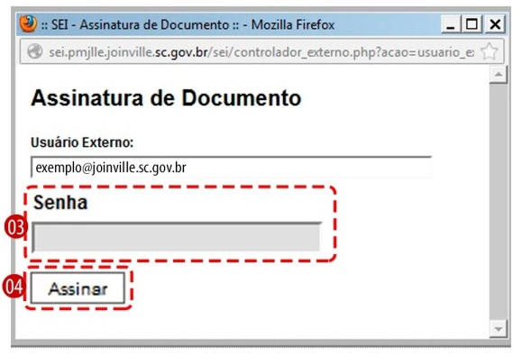 Acesso externo ao SEI - Sistema Eletrônico de Informações