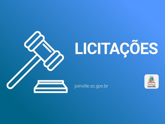 Consultar editais de licitação ou assistir transmissões de licitações presenciais – Prefeitura de Joinville