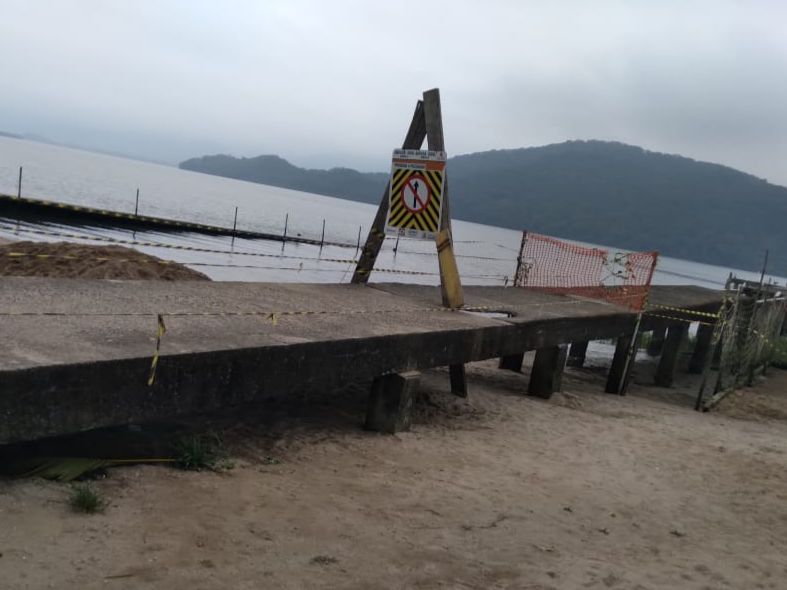 Prefeitura de Joinville vai remover trapiche da Vigorelli e estuda construção de nova estrutura