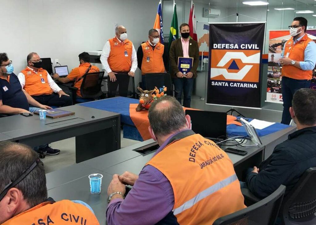 Defesa Civil de Joinville é a única a receber certificação “Ouro” no Estado