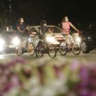 Ciclistas participam do Mexa-se Bike em Joinville