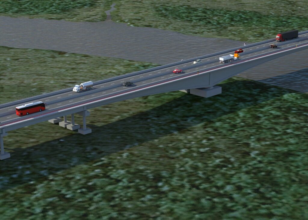 foto do projeto da Ponte Joinville