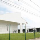 Foto da nova capela e do ossário recém construídos