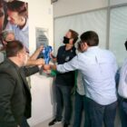 Autoridades descerram placa de inauguração do espaço