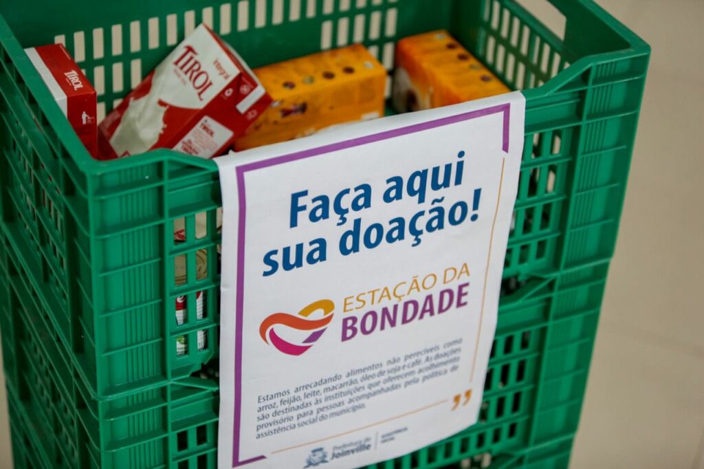 Prefeitura de Joinville lança campanha permanente para arrecadação de alimentos