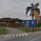 Fachada do terminal de ônibus do Iririú
