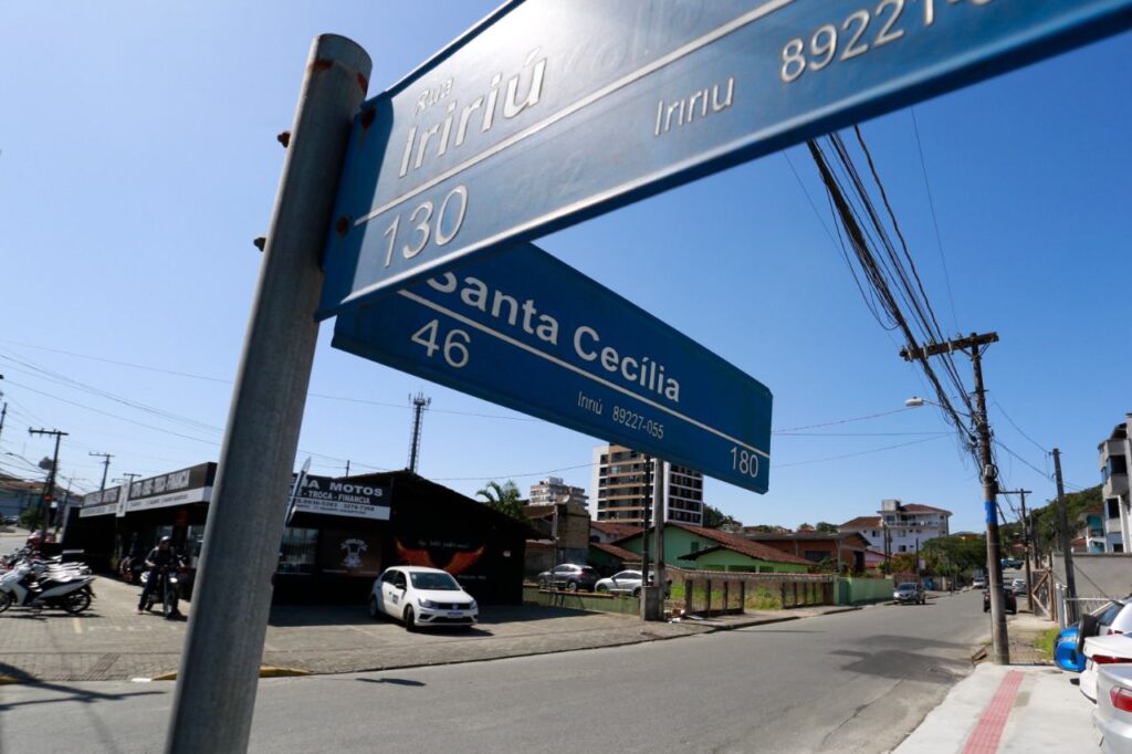 Rua Santa Cecília, no Iririú, será mão única a partir de terça-feira