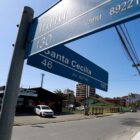rua Santa Cecília, esquina com a Iririú
