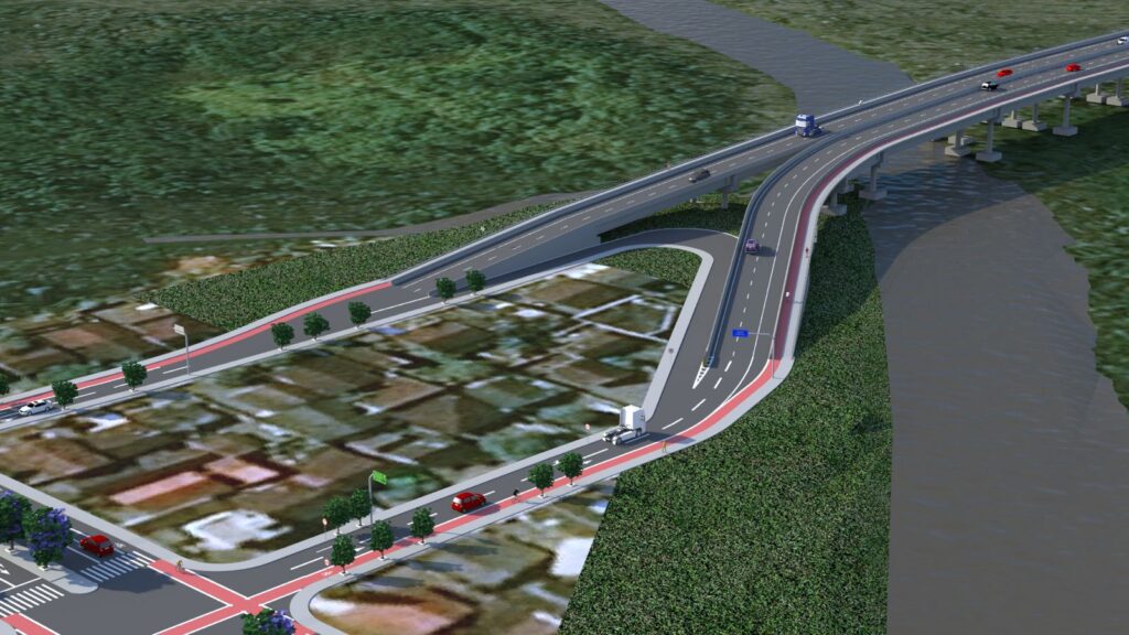 imagem do projeto da Ponte Joinville
