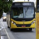 ônibus do transporte coletivo que faz a linha Norte