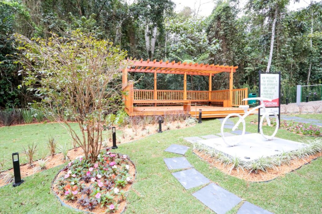 Subida ao Mirante de Joinville passa a contar com nova estação de descanso a partir deste domingo