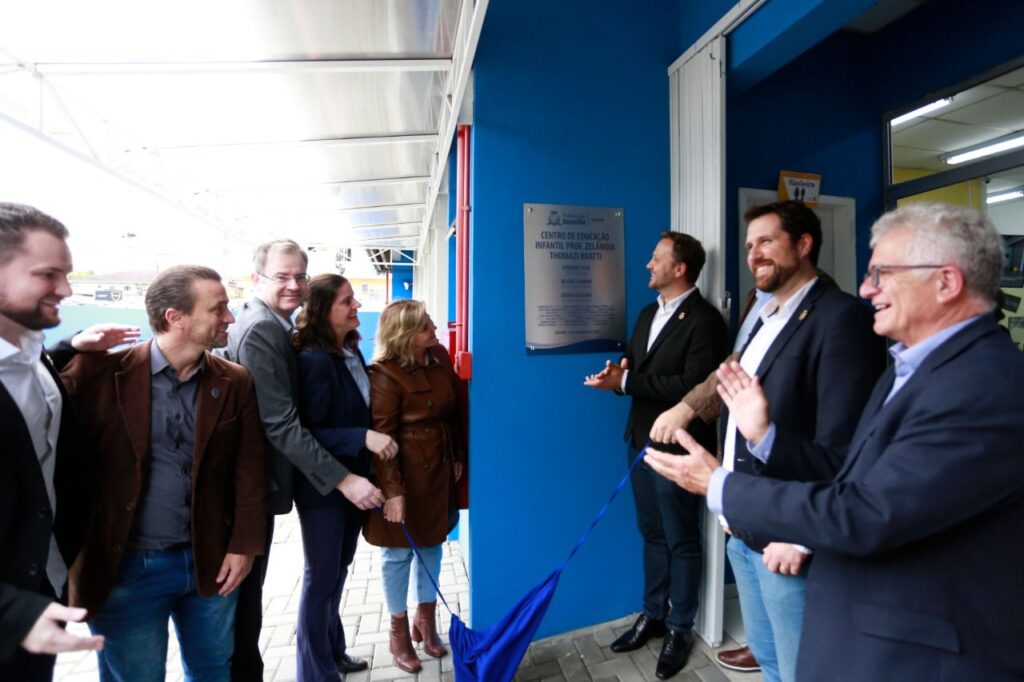 Prefeitura de Joinville inaugura Centro de Educação Infantil no bairro Iririú