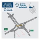 Mapa com os desvios