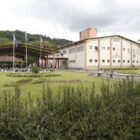 Fachada da escola agrícola municipal