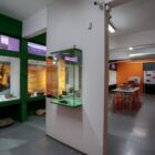 Foto do espaço interno do Museu Arqueológico do Sambaqui de Joinville