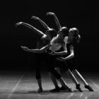 artistas de dança se apresentam em palco