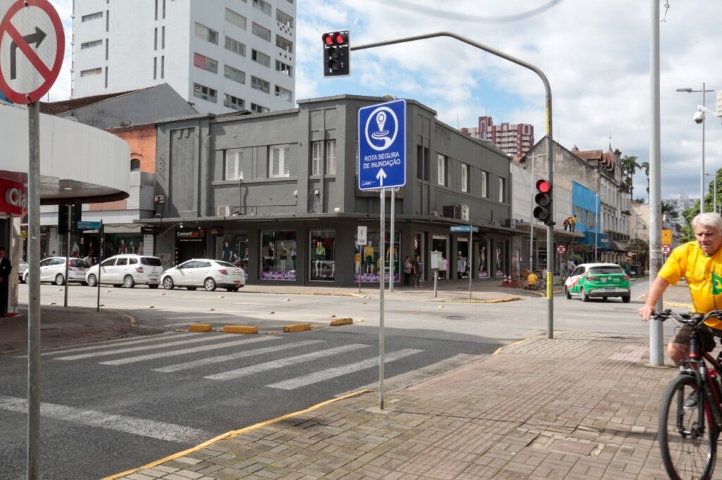 Prefeitura de Joinville inicia sinalização da Rota Segura nesta sexta-feira