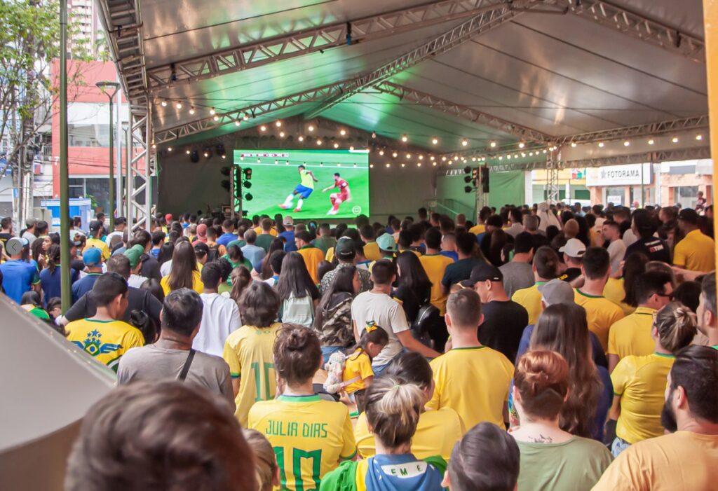 Jogo da Seleção Brasileira será transmitido na Travessa Bachmann