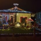 Casa com decoração natalina