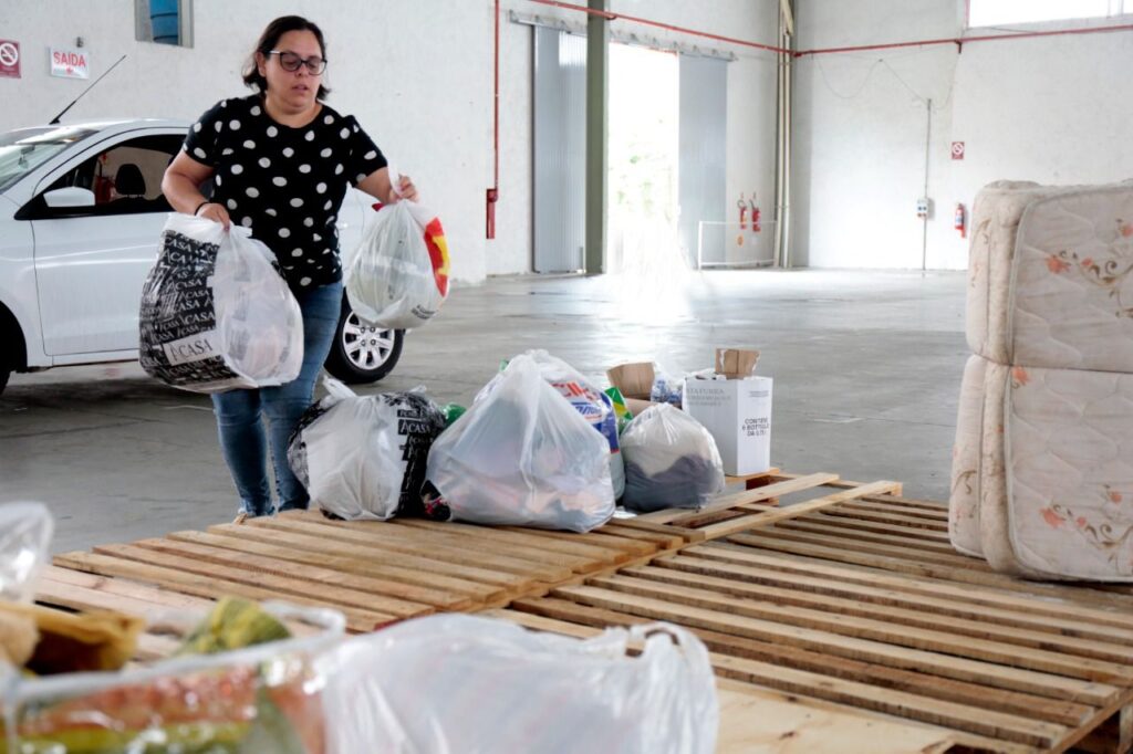 Central Solidária possibilitou rápido suporte às famílias atingidas pela chuva
