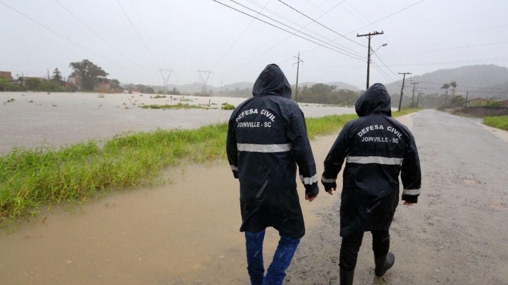 Joinville registra acumulado de chuva superior a 550 milímetros em menos de uma semana