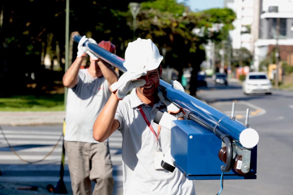 Começa instalação das câmeras do Programa Joinville Sempre Alerta