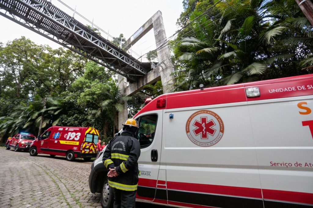 Nota: atendimento de queda de altura no Mirante de Joinville