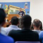 Secretário Rigo fala durante evento na Câmara de Vereadores