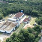 Imagem aérea da Estação de Tratamento de Água