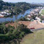 Local onde será construída a Ponte da rua Aubé