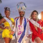 Rainha, princesa e rei momo do Carnaval de Joinville