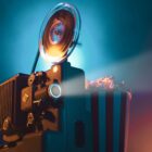 Imagem de um projetor de cinema