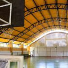 Imagem da nova quadra de esportes