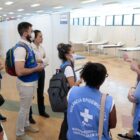 Grupo visita Central da Dengue