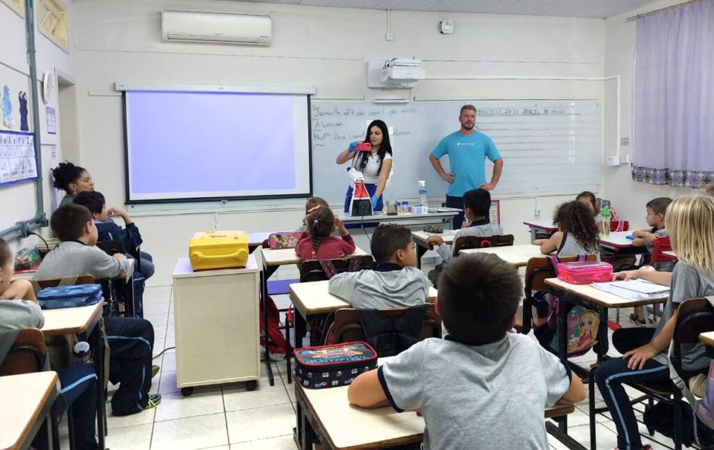 Escola municipal de Joinville recebe sistema de tratamento biológico de efluentes