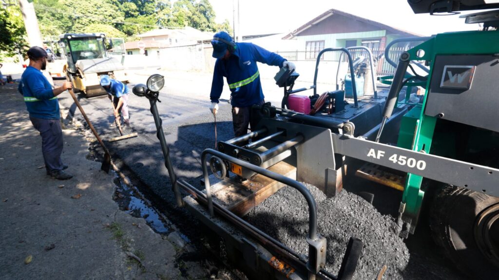 Prefeitura investe R$ 12 milhões em obra de requalificação asfáltica em ruas da zona Sul de Joinville