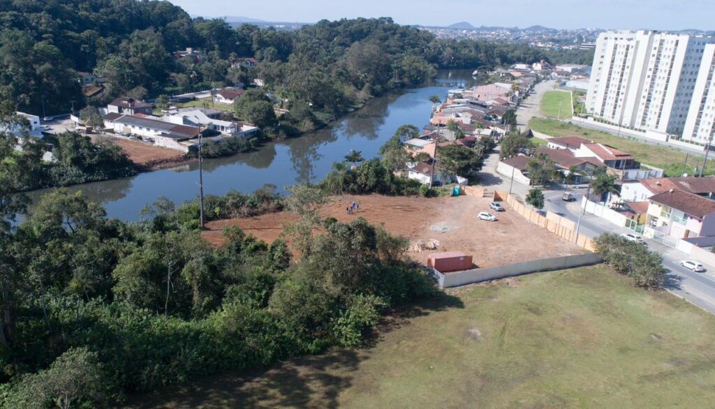 Prefeitura de Joinville lança edital para contratação da conclusão da ponte sobre o Rio Cachoeira
