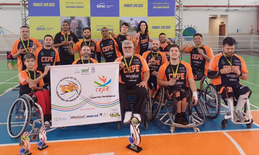 Equipe de Joinville é pentacampeã da Copa Santa Catarina de Basquete em Cadeira de Rodas