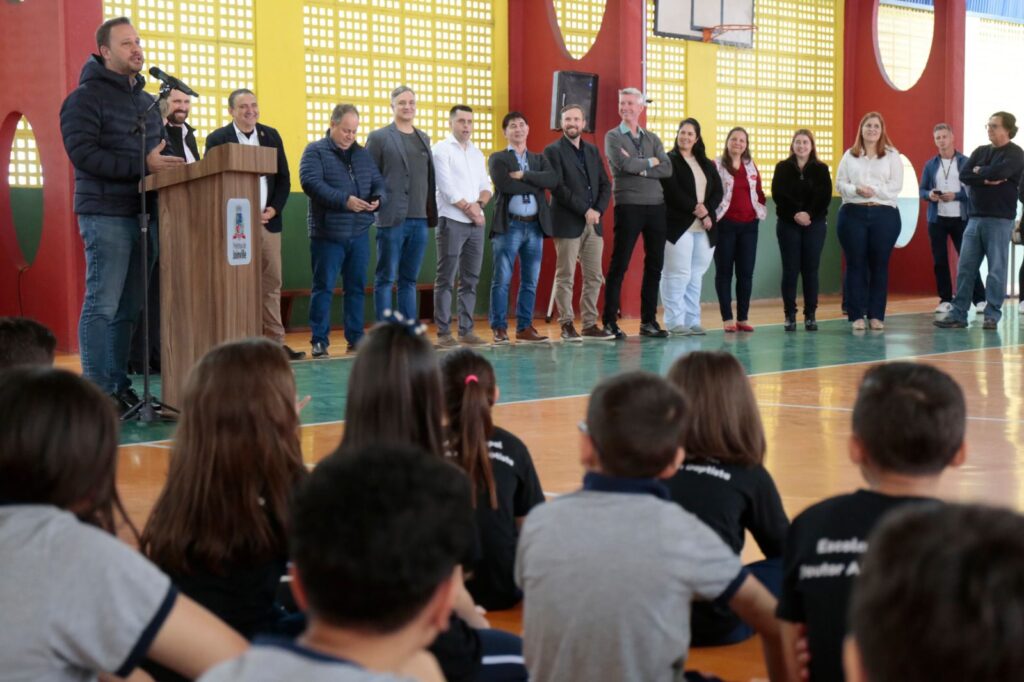 Escola Municipal na Zona Sul de Joinville vai receber reforma e ampliação no valor de quase R$ 10 milhões