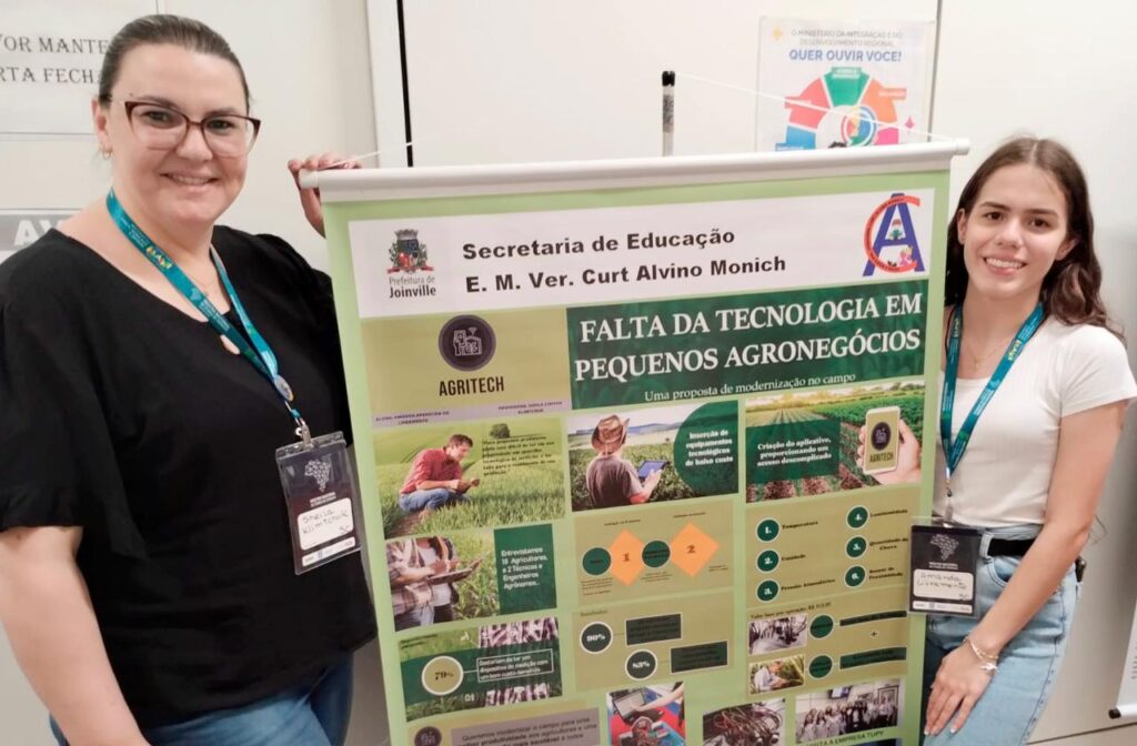 Projeto desenvolvido em escola municipal de Joinville representa Santa Catarina em Mostra Nacional de Ciências