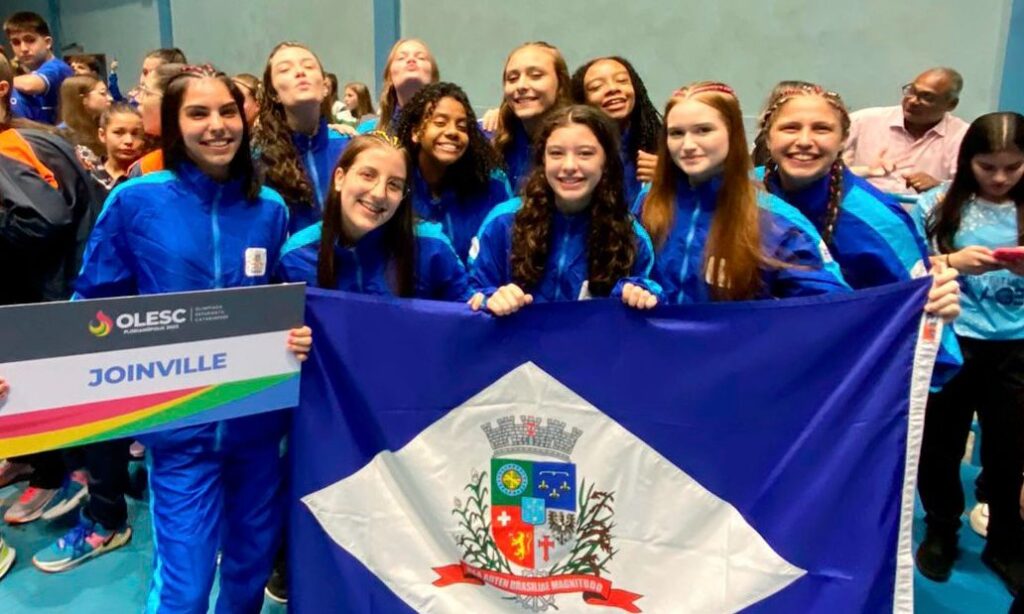 Joinville está na vice-liderança no quadro de medalhas da Olesc