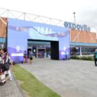 Entrada da Expoville onde está o Boulevard dos atletas