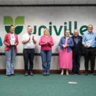Premiados e diretoria da Secretaria da Saúde