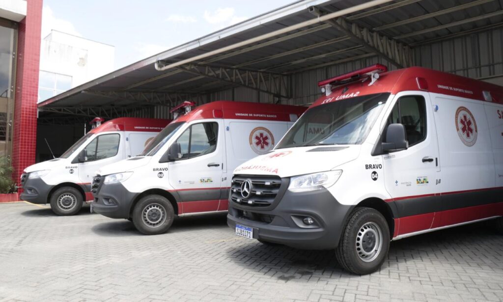 Prefeitura de Joinville renova frota de ambulâncias do SAMU