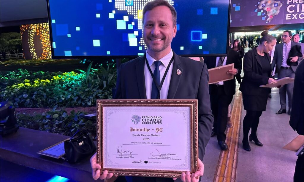 Prefeitura de Joinville é finalista em premiação de Cidades Excelentes