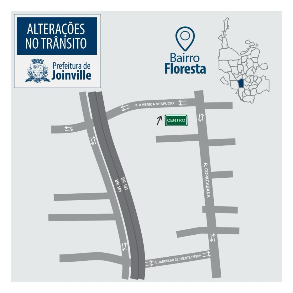 Duas ruas no Floresta, próximas à BR-101, terão sentido único